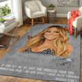 Mariah Carey Artwork Pop Music Collection Art Teppich