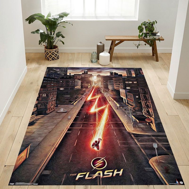 Barry Allen Flash Dc Comics Tv The Flash Street One Sheet Teppich