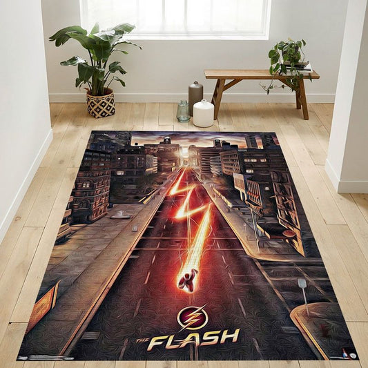 Barry Allen Flash Dc Comics Tv The Flash Street One Sheet Teppich