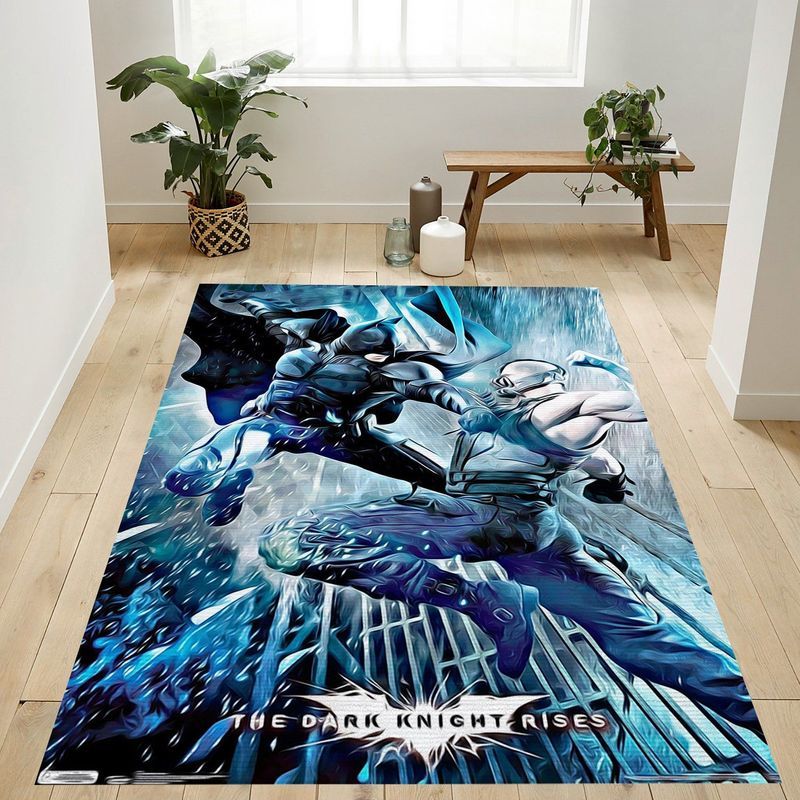 Dc Comics Movie The Dark Knight Rises Battle Teppich