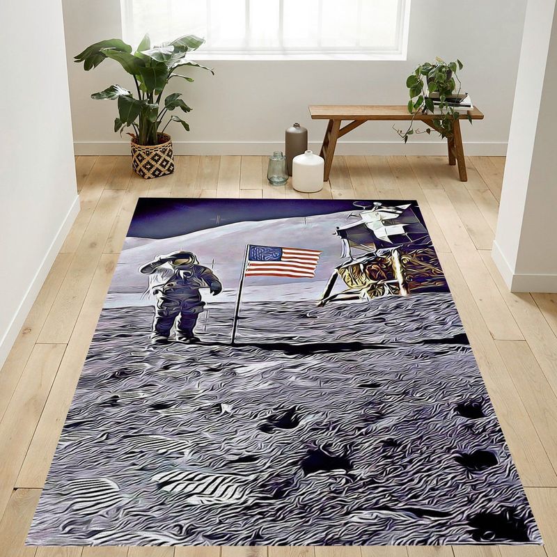 Apollo 15 Salute Teppich