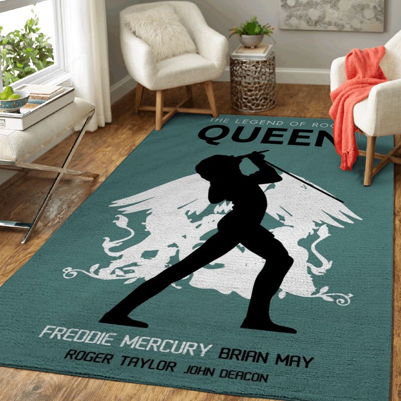 Freddie Mercury Singer 16 Teppich