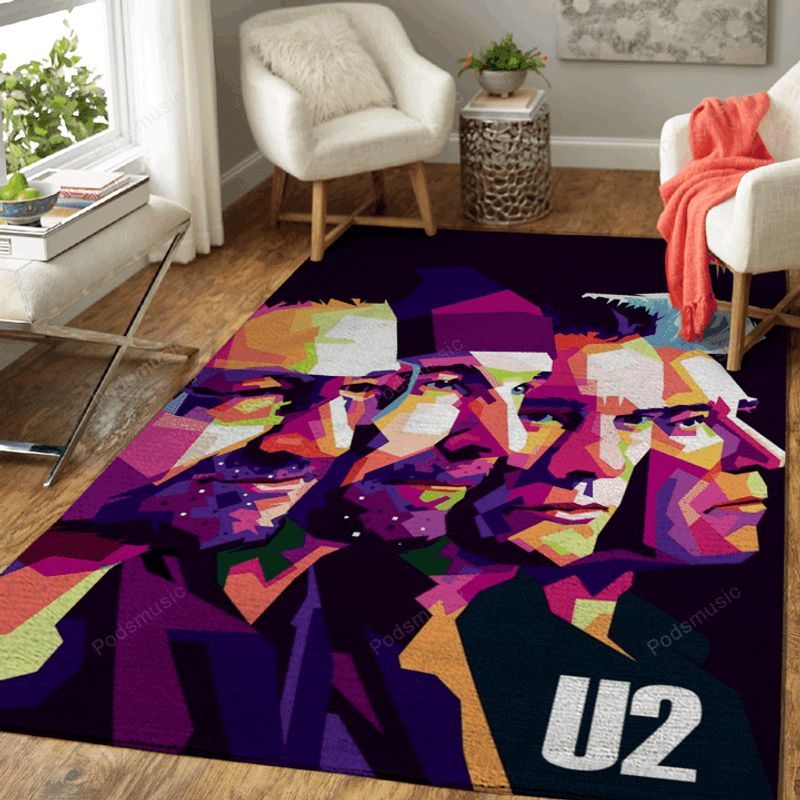 U2 Legend Rock Band Music Bono III Teppich