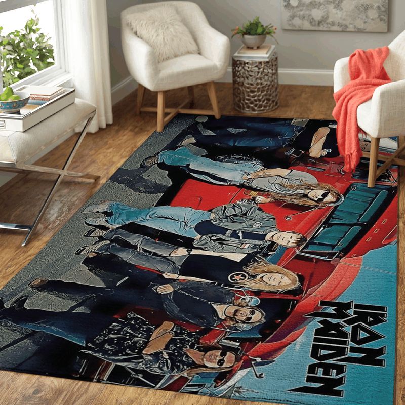 Iron Maiden Heavy Metal Band Art 2 Teppich