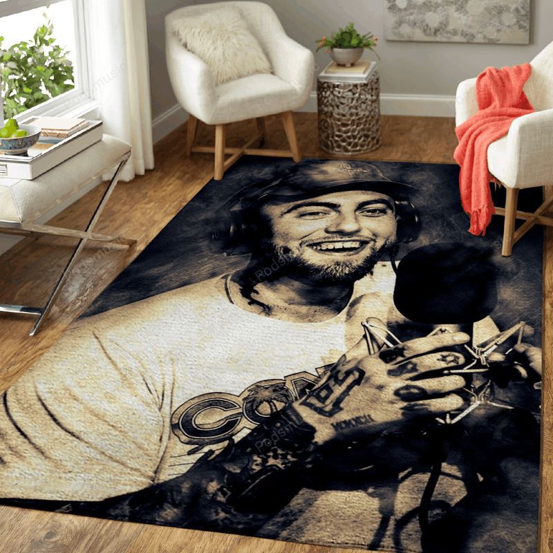 Mac Miller Music And Rappers Art Teppich