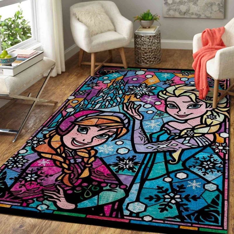 Elsa Anna Frozen Disney Princess Teppich