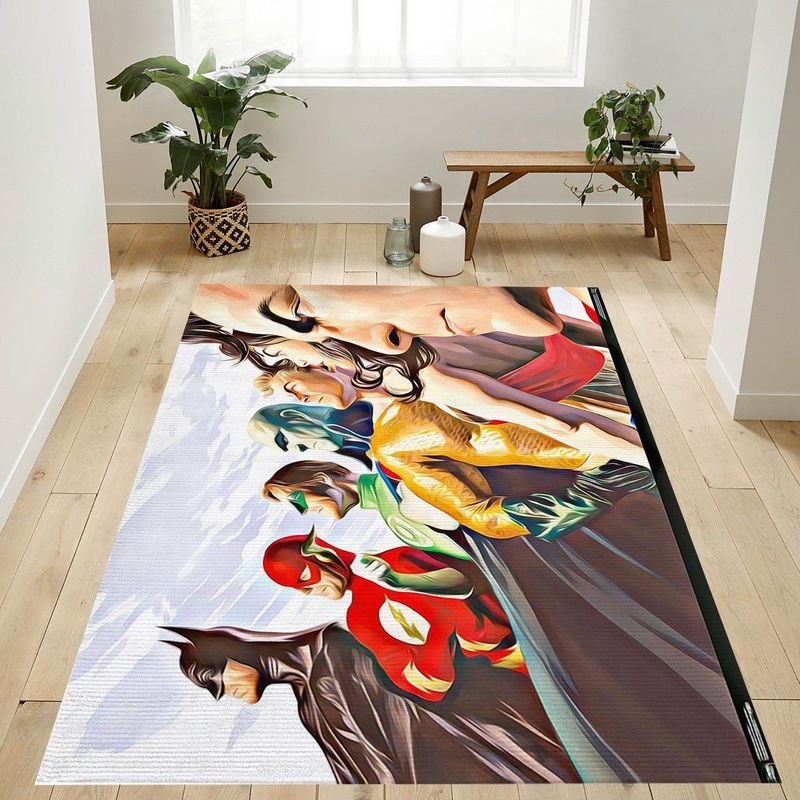 Dc Comics Justice League Alex Ross Portrait Teppich