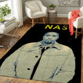 Nas Rap Music Art II Teppich