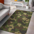 Classic Green Camouflage Teppich