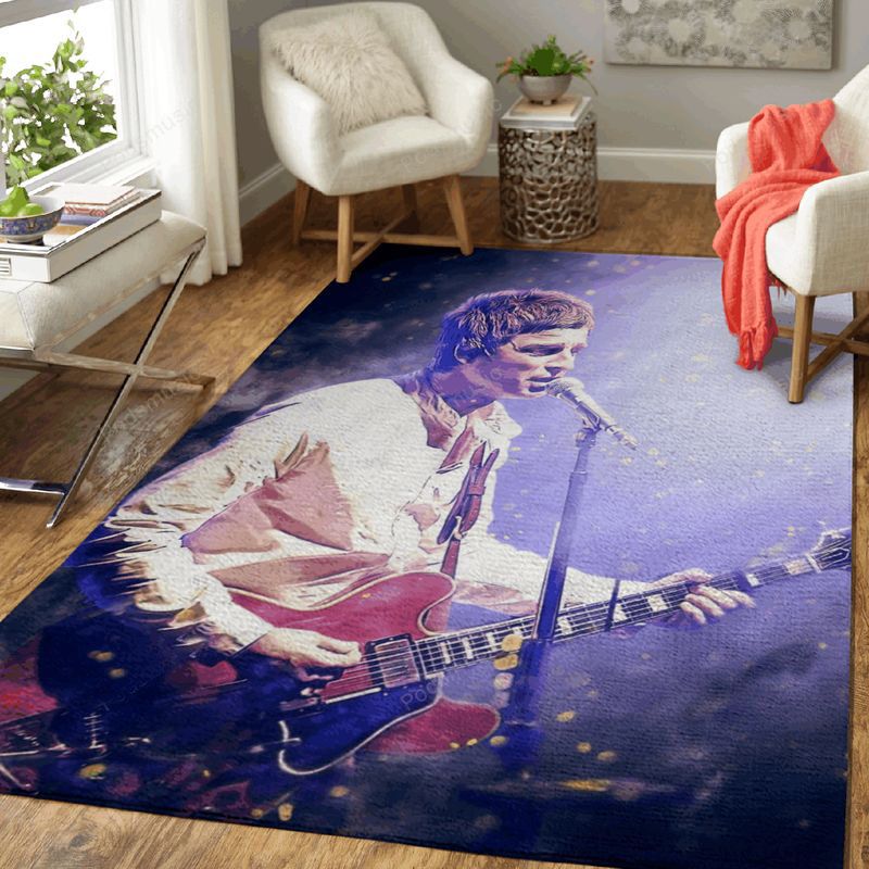 Noel Gallagher Oasis Band Compilation Music Art Teppich