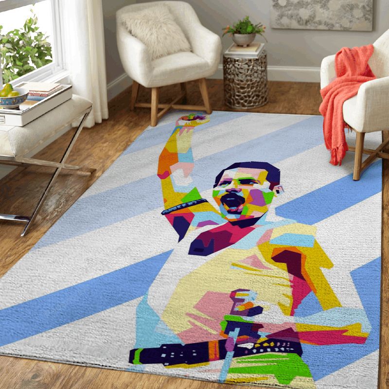 Freddie Mercury Singer 12 Teppich