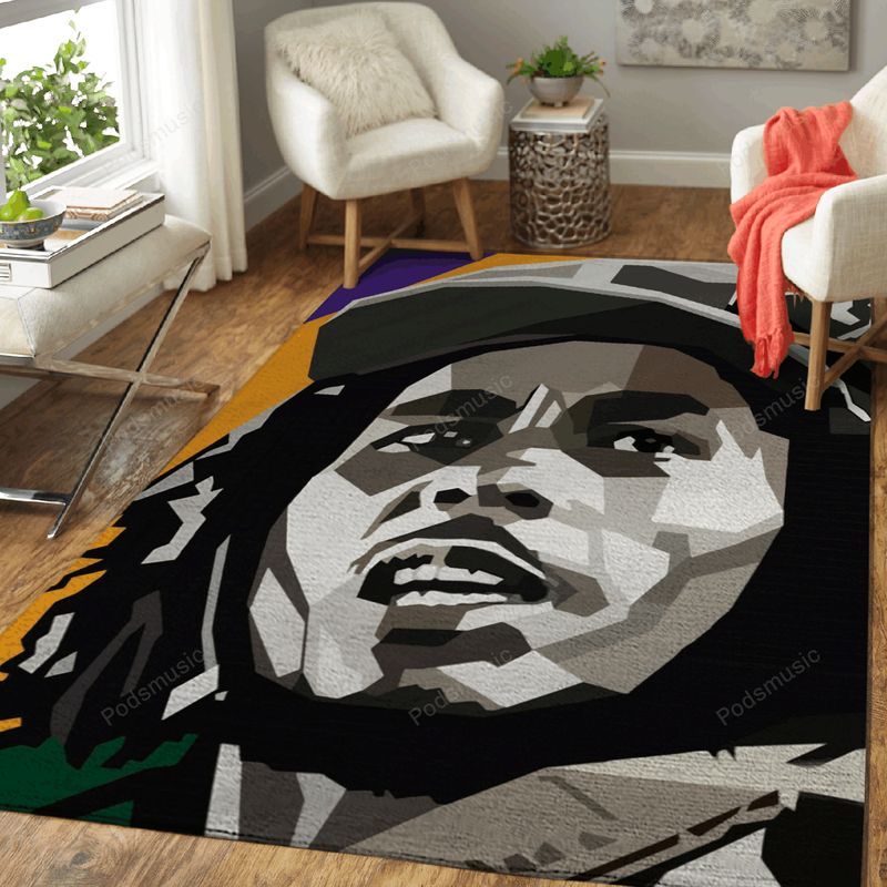 Rasta Man Music Art Teppich