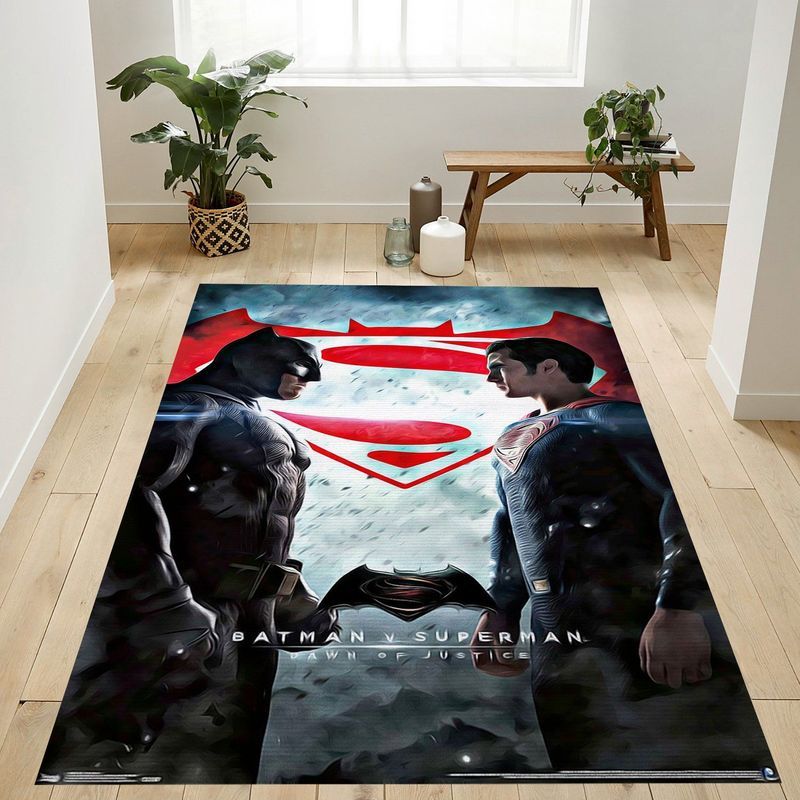 Dc Comics Movie Batman V Superman One Sheet Teppich
