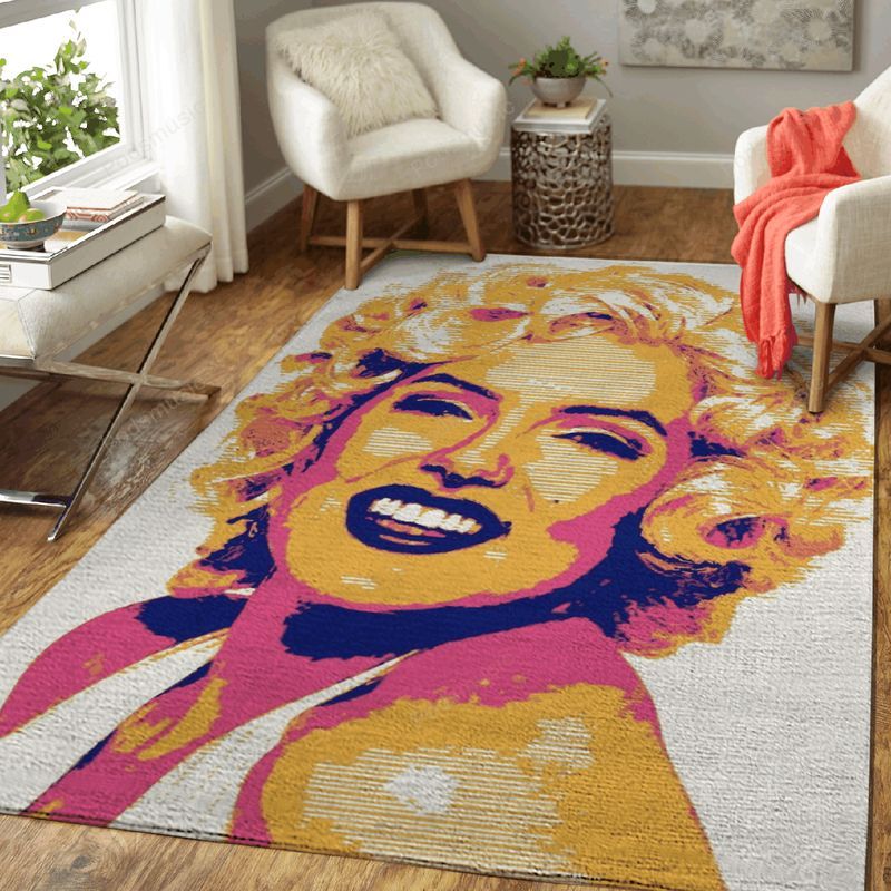 Marilyn Monroe Pop Art Music Art Teppich