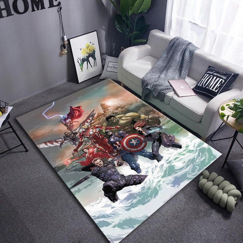 Marvels Avengers Retro Gaming Teppich