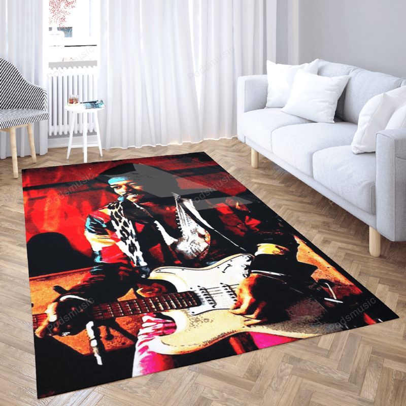 Jimi Hendrix Legend Rock Band Music Guitar 7 Teppich