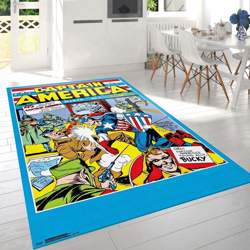 Marvel Comics Captain America Teppich