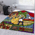 Disney Beauty and The Beast Stained Glass Teppich