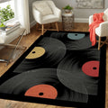 Retro Vinyl 4 Music Art Teppich