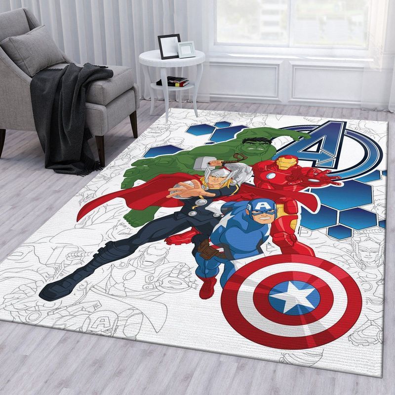 Mightiest Heroes 1 Teppich