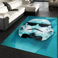 Polygonal Star War Stormtrooper Teppich
