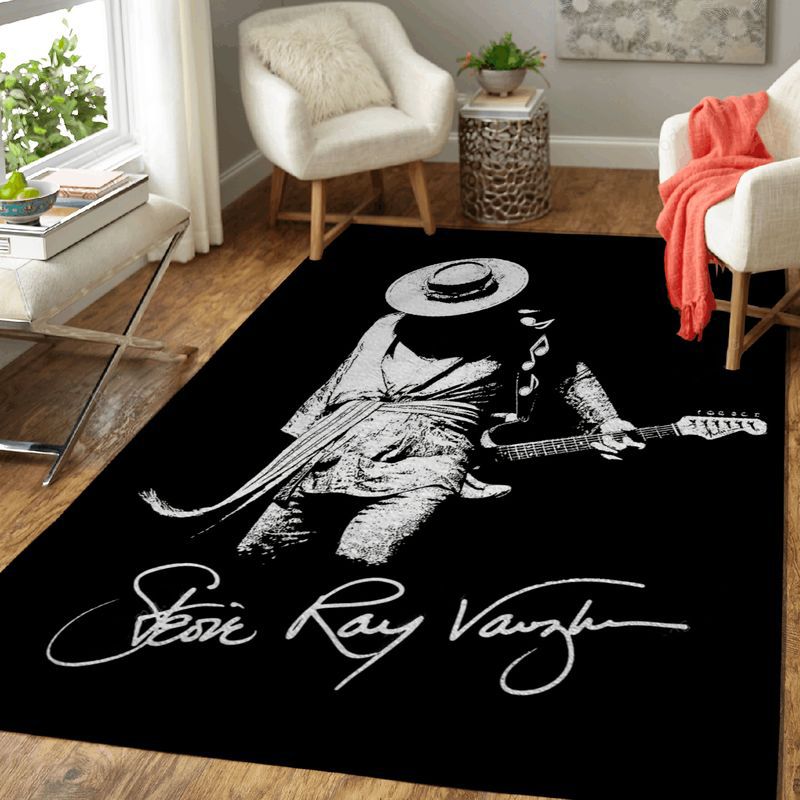 Stevie Ray Vaughan Musican 4 Teppich