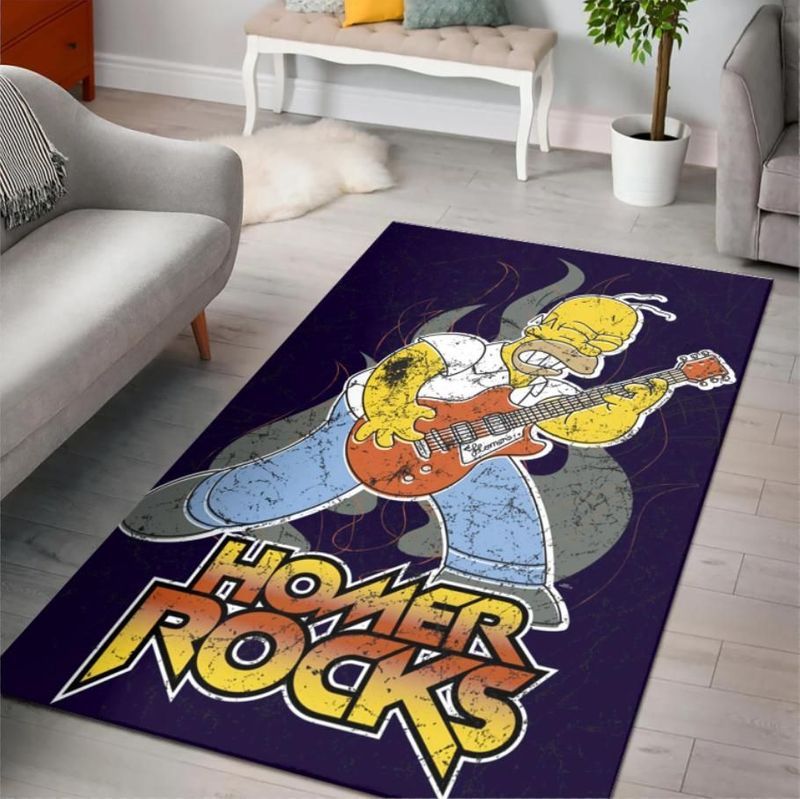 Simpsons Homer Rock Teppich