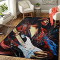 Jimi Hendrix Music Art Teppich
