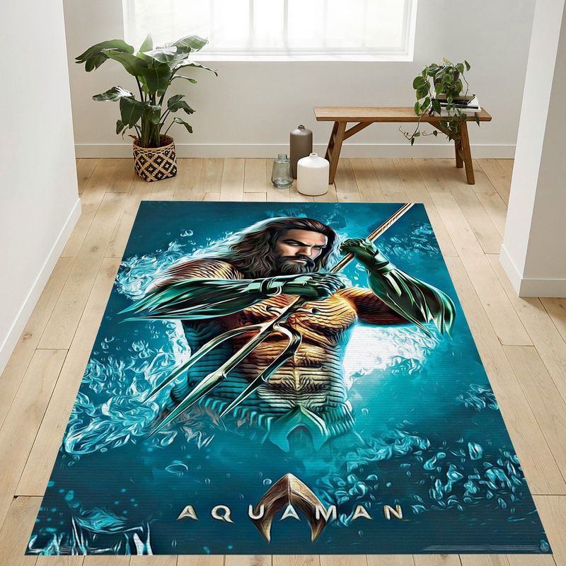 Dc Comics Movie Aquaman Trident Teppich