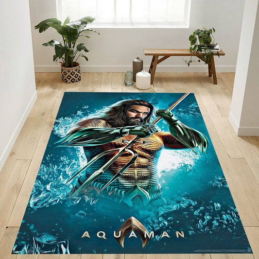 Dc Comics Movie Aquaman Trident Teppich