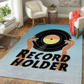 Vinyl Record Holder Music Art Teppich