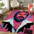 Kenny Rogers Illustration Music Parade Art Teppich