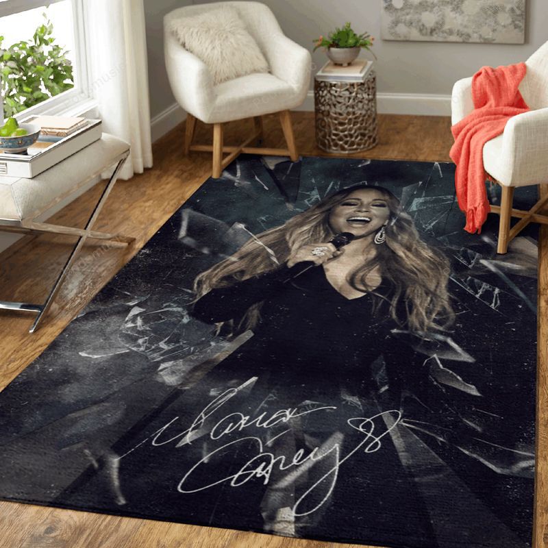 Mariah Carey Pop Music Collection Art Teppich
