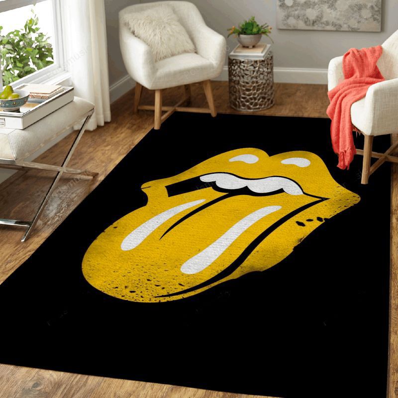 Rolling Stone Music Artwork Art Teppich