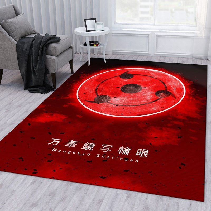 Mangekyo Sharingan Anime 2 Teppich