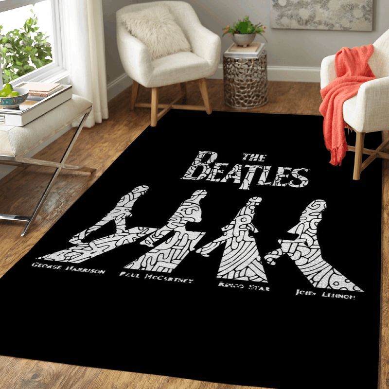 The Beatles Abbey Road Album Rock Band 1960 Teppich