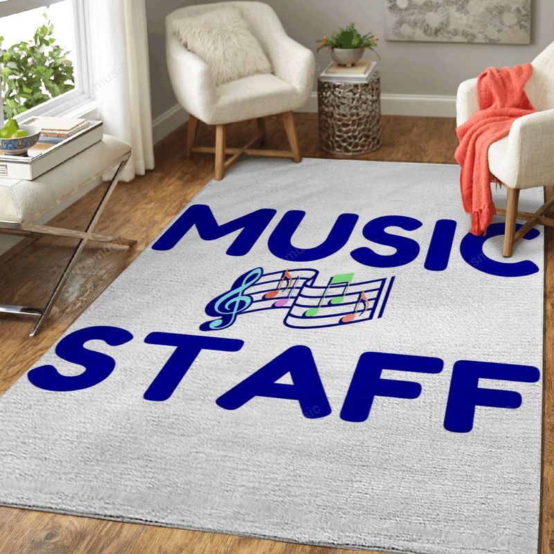 Music Staff Music Art Teppich
