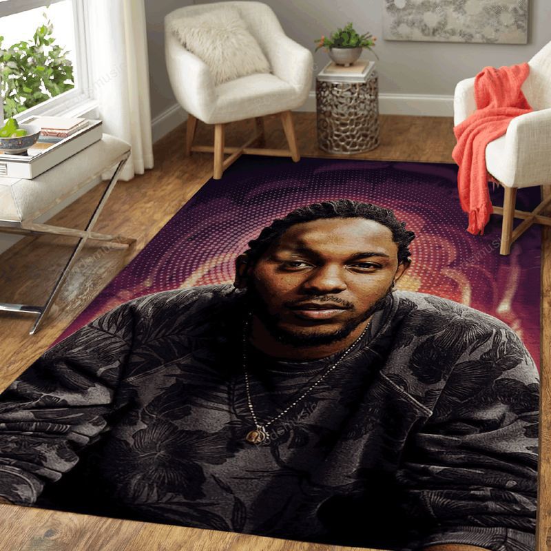 Kendrick Lamar Rap Music Art Teppich