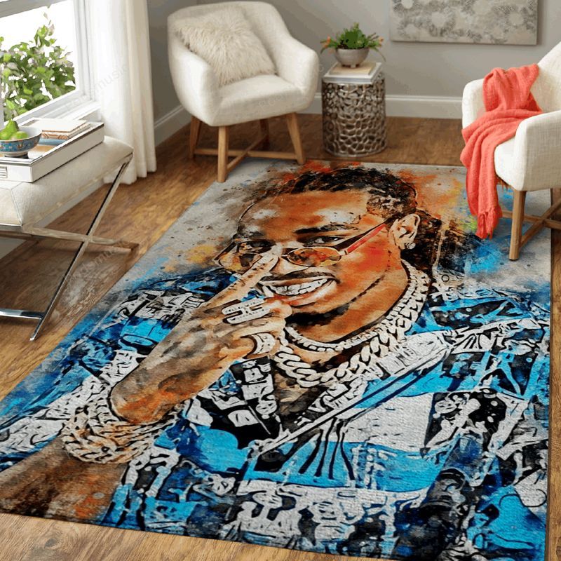 Quavo Rapper Music World Art Teppich
