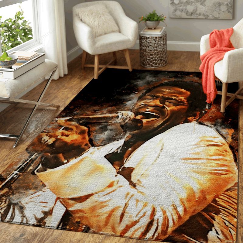 Marvin Gaye Music World Art Teppich