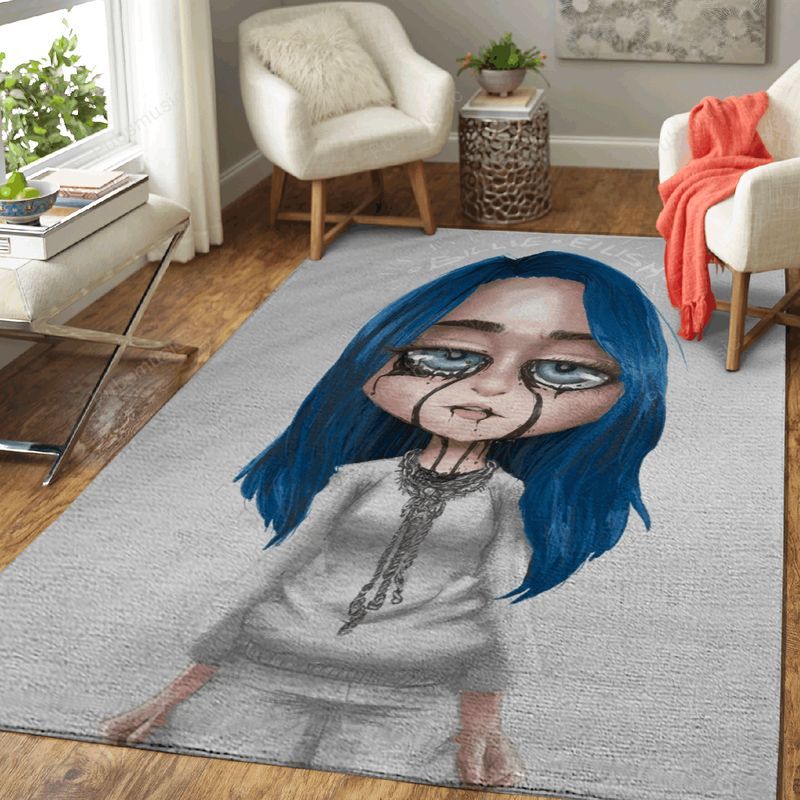 Billie Eilish When The Party S Over Music Art Teppich