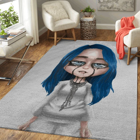 Billie Eilish When The Party S Over Music Art Teppich