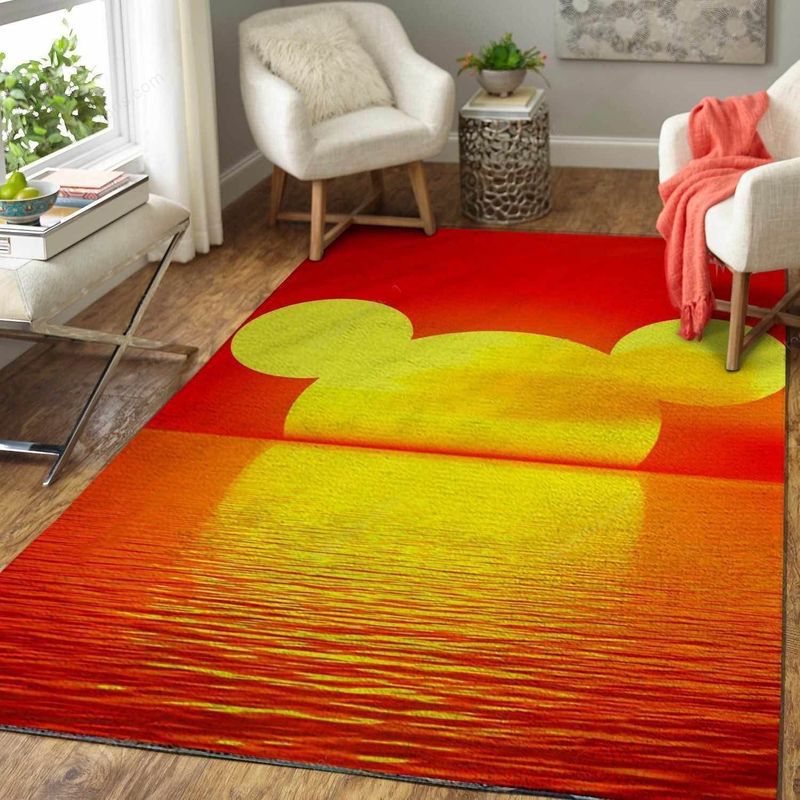 Mickey Mouse As The Sun Teppich