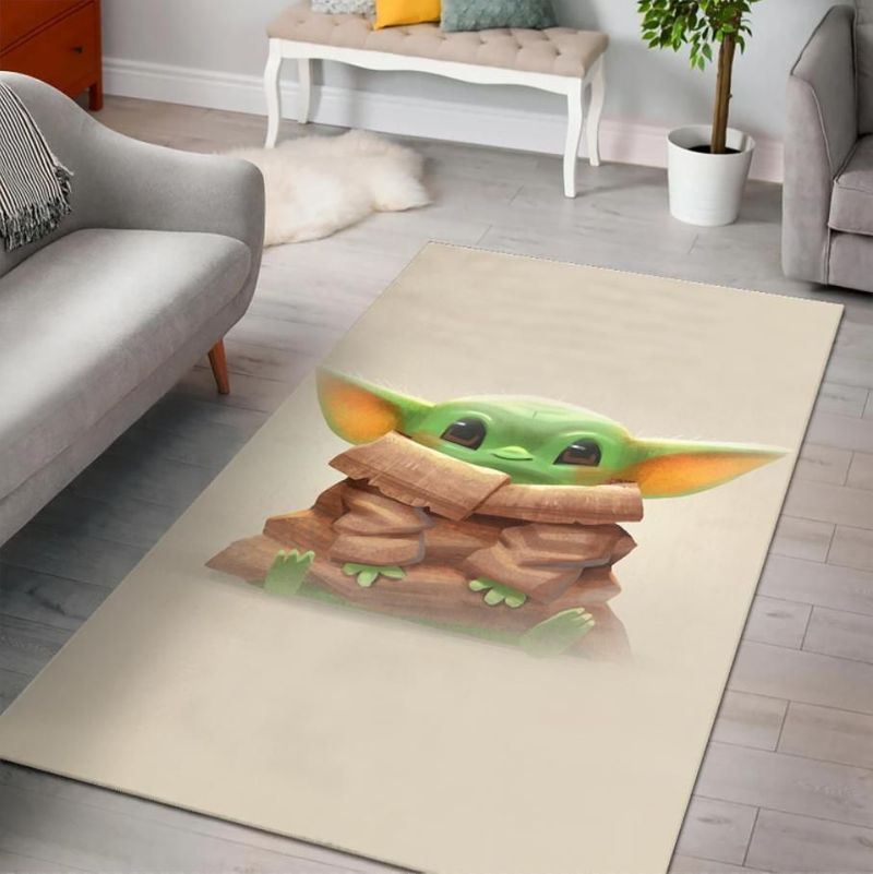Baby Yoda Star Wars Kids Room Teppich
