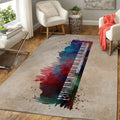 Keyboard Music Art Teppich 2