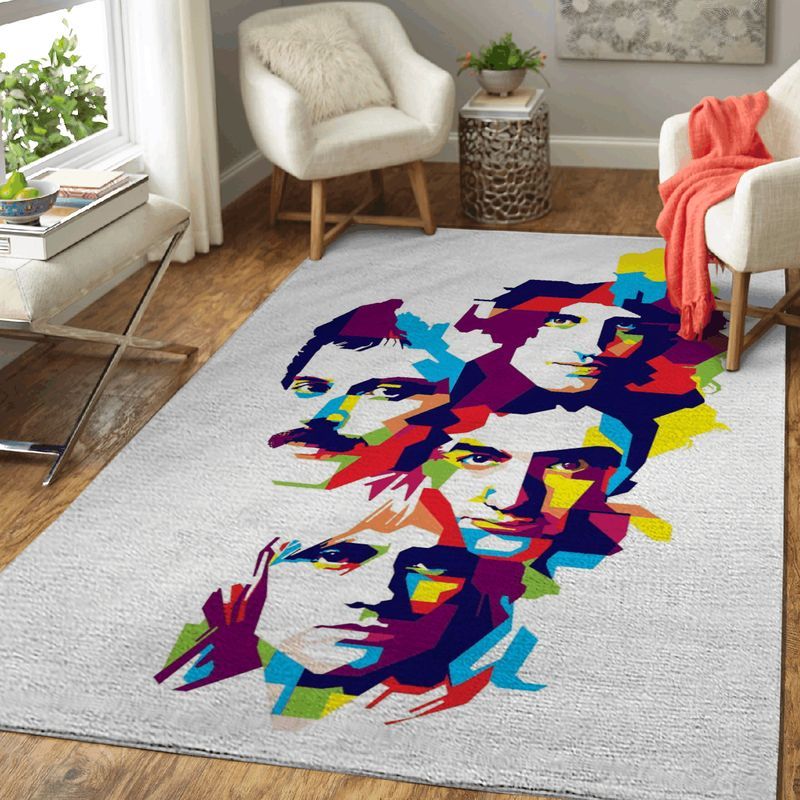 Queen British Rock Band Art For Queen Fans Teppich