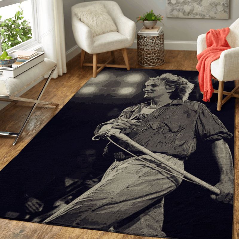 Rod Stewart 21 Music Artist Art Teppich