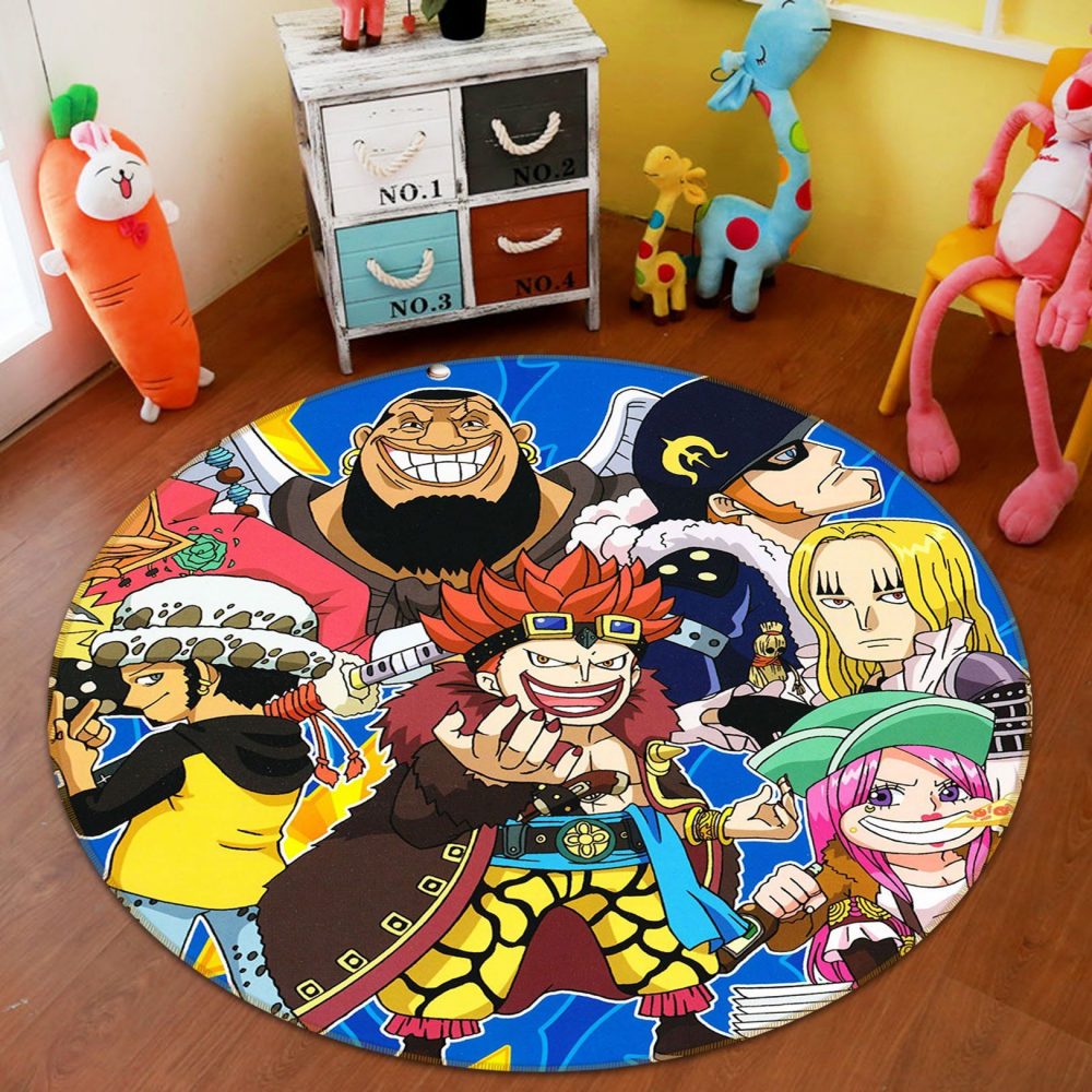 One Piece Anime 6 Round Teppich