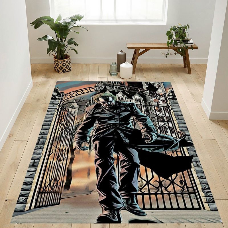 Dc Comics The Joker Arkham Asylum Teppich