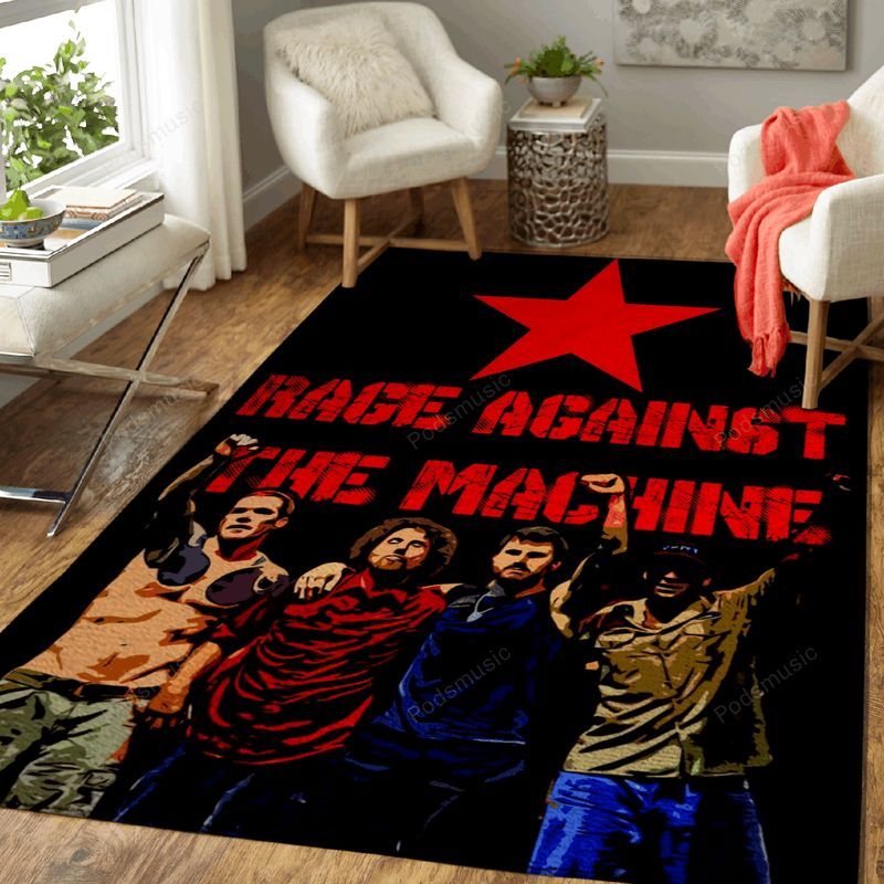 Ratm Music Art Teppich